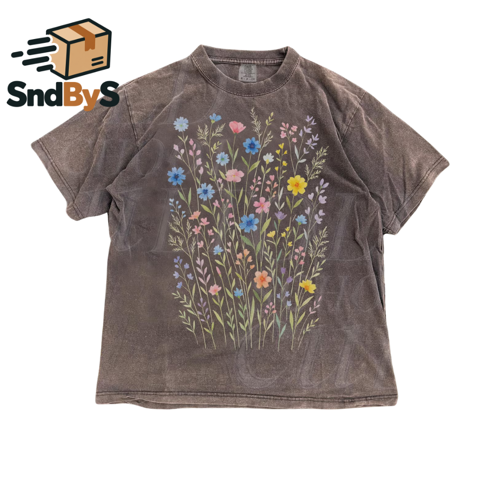 Comfort Colors Vintage Wildflower T-Shirt