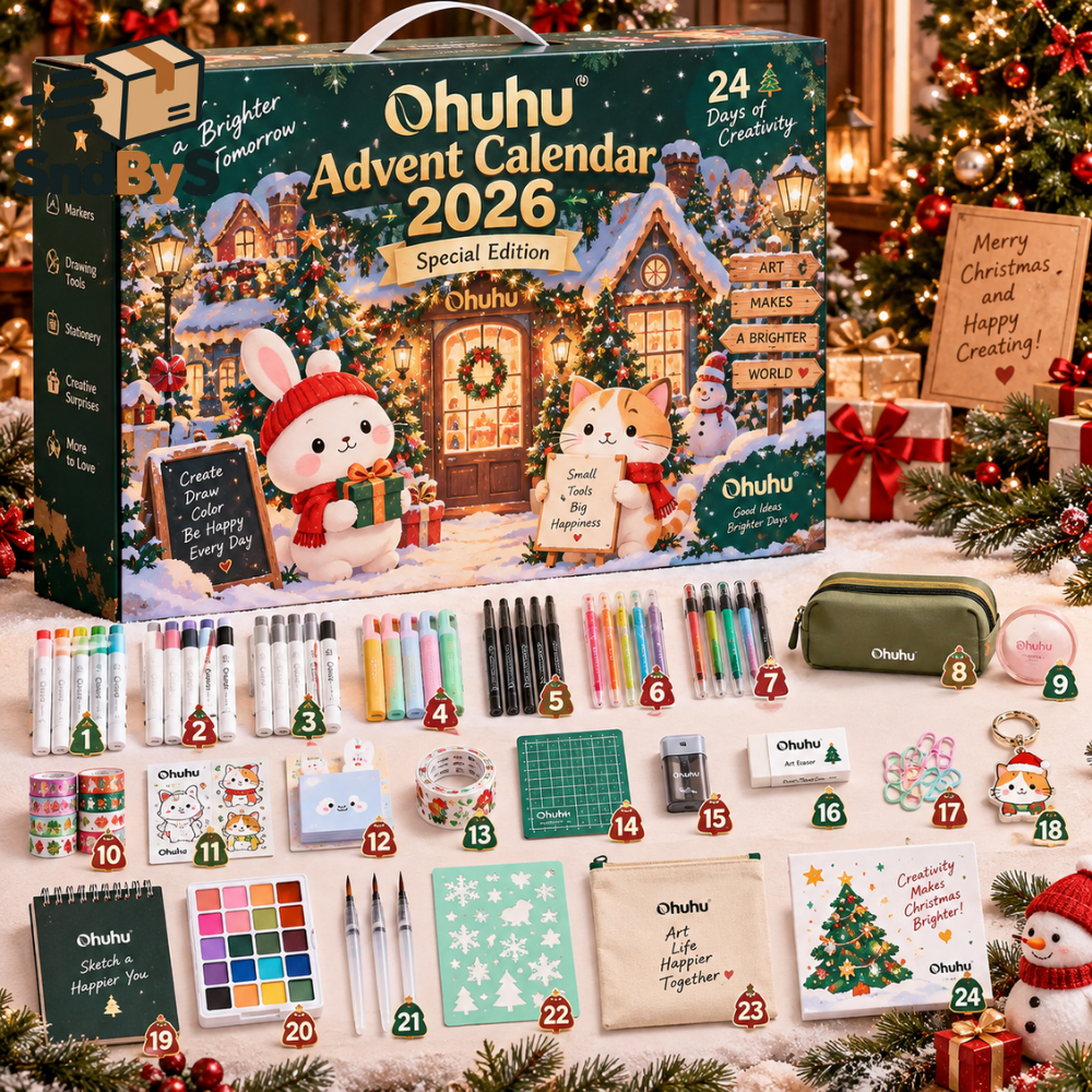 Ohuhu Advent Calendar 2026 Special Edition 24-Day Holiday