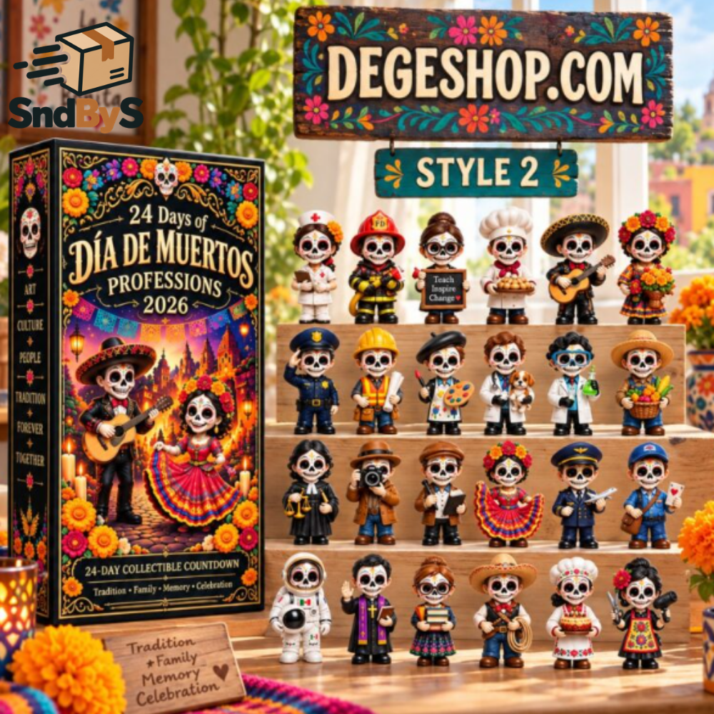 Dia de Muertos Professions 2026 Advent Calendar