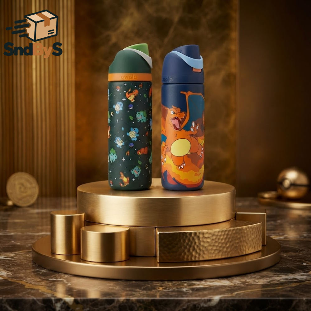 Owala Pokemon Charizard Water Gengar Pikachu Eevee Bottle Tumbler 2026