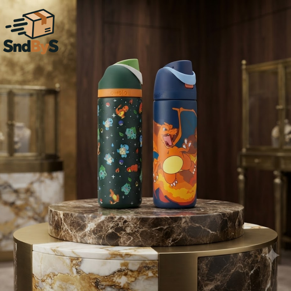 7 Owala Pokemon Charizard Water Gengar Pikachu Eevee Bottle Tumbler 2026 — image 2