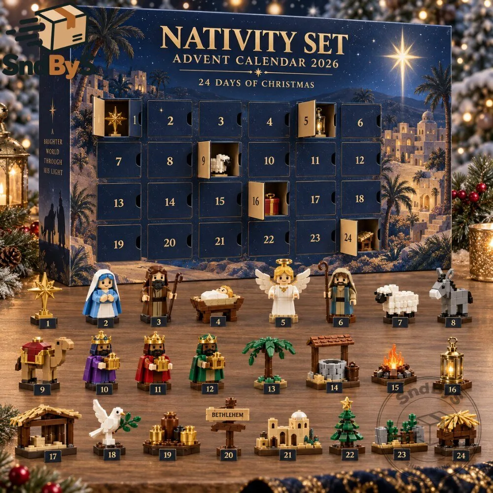 Nativity Set Advent Calendar 2026 24 Days of Christmas 5 Nativity Set Advent Calendar 2026 24 Days of Christmas