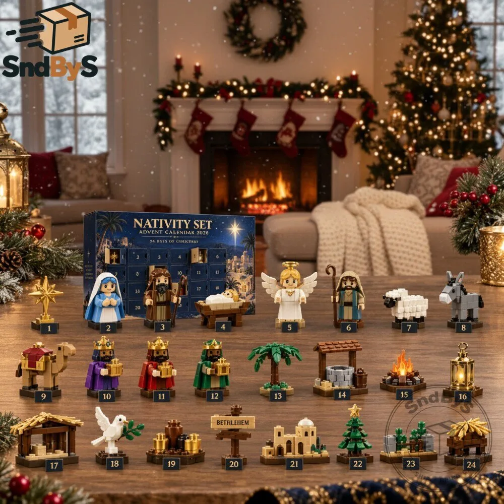 Nativity Set Advent Calendar 2026 24 Days of Christmas 6 Nativity Set Advent Calendar 2026 24 Days of Christmas