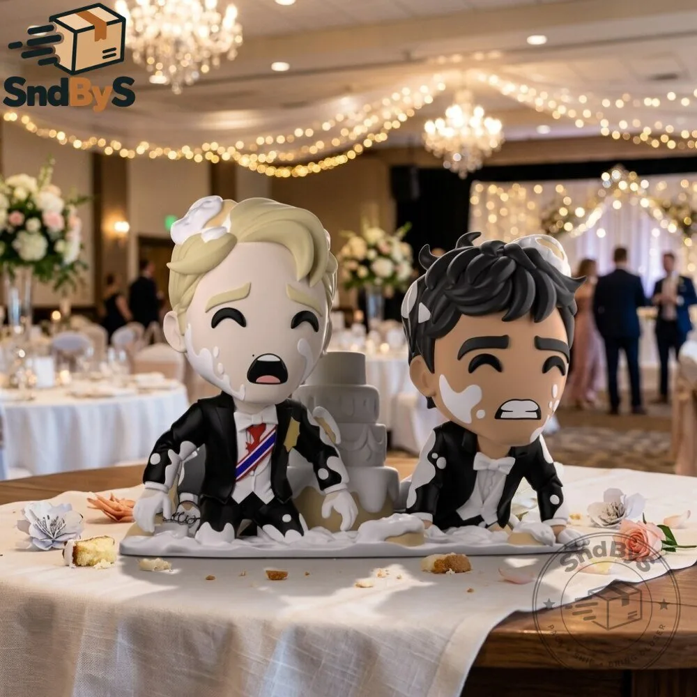 Red White & Royal Blue Alex and Henry Wedding Cake Scene Vinyl Figure 2026 8 Red White & Royal Blue Alex and Henry Wedding Cake Scene Vinyl Figure 2026