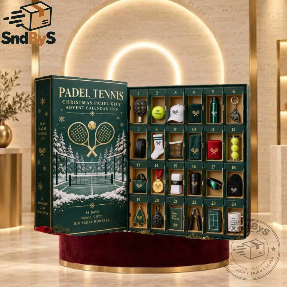 Padel Tennis Advent Calendar 2026 24-day Holiday
