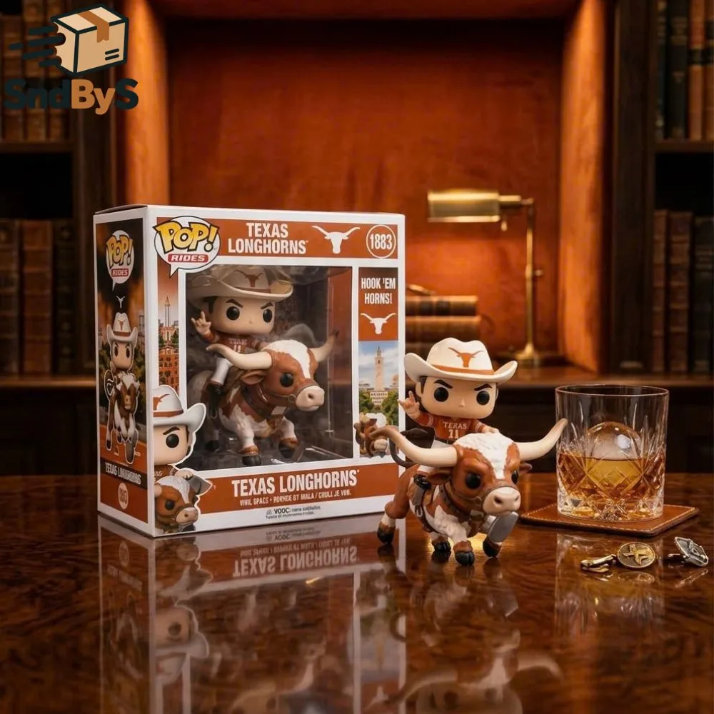 Funko Pop Rides Texas Longhorns Cowboy on Longhorn Vinyl Figure 2026 4 Funko Pop Rides Texas Longhorns Cowboy on Longhorn Vinyl Figure 2026