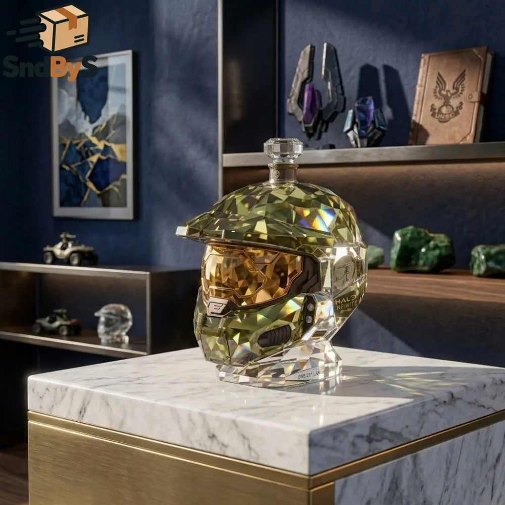 Halo Master Chief Helmet Decanter 2026 10 Halo Master Chief Helmet Decanter 2026