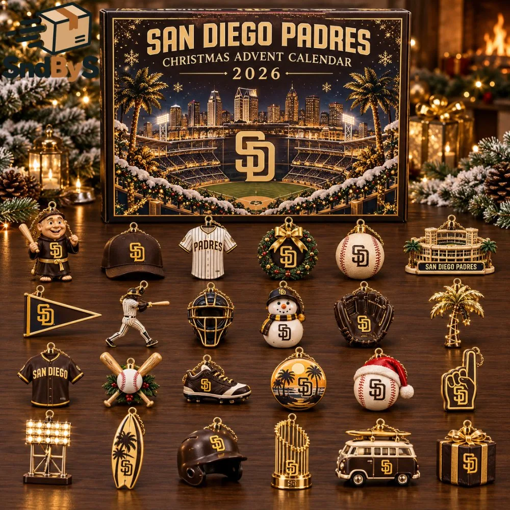 San Diego Padres Christmas Advent Calendar